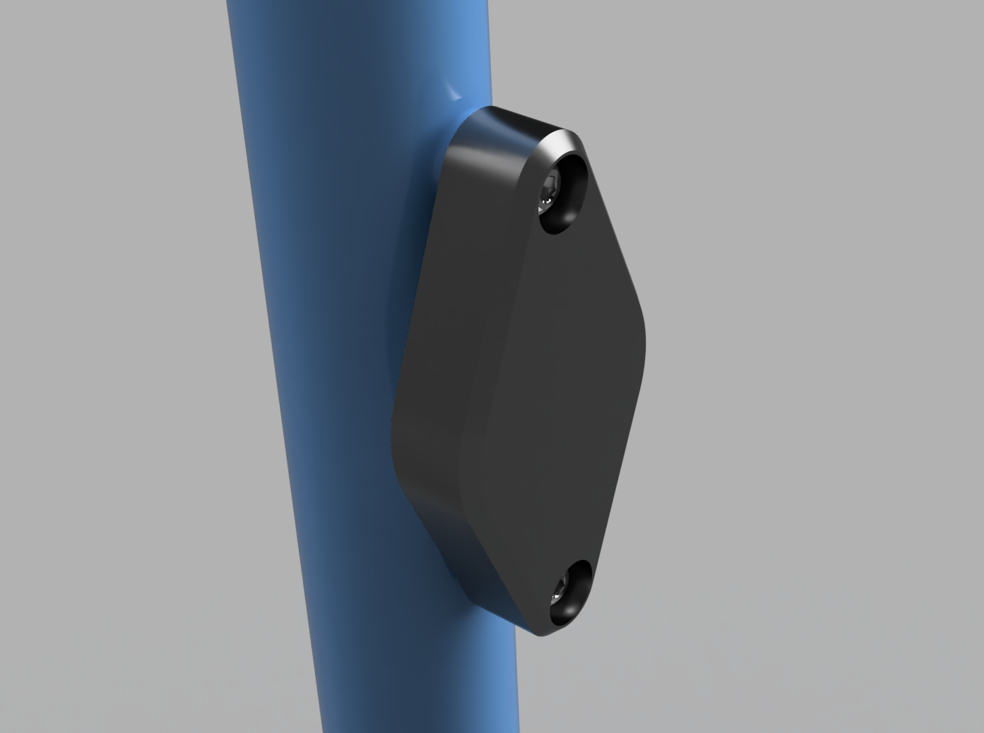 Laundromat cart AirTag holder 3D printed design close-up